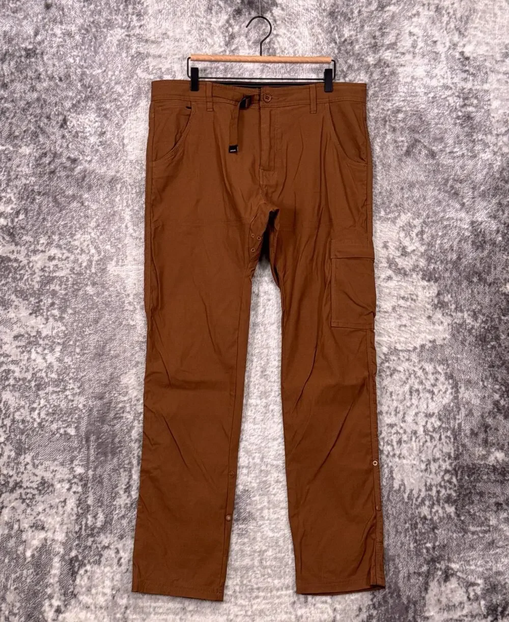 Prana Stretch Zion Slim II Pants 36 x 33 Mens Cargo Utility Technical